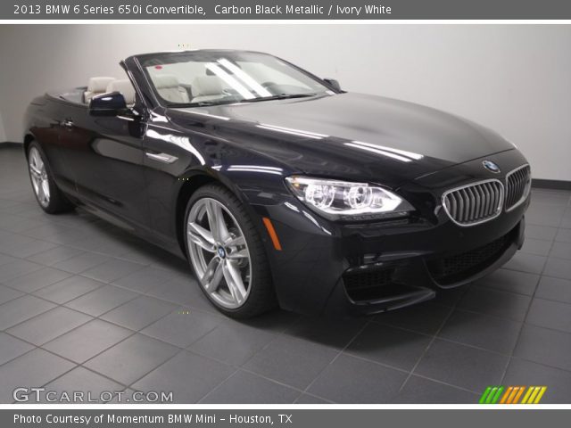 2013 BMW 6 Series 650i Convertible in Carbon Black Metallic