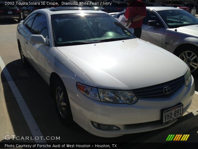 2002 Toyota Solara SE Coupe in Diamond White Pearl