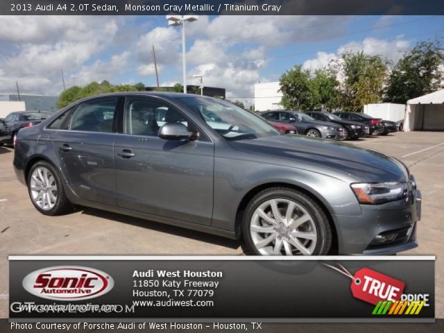 2013 Audi A4 2.0T Sedan in Monsoon Gray Metallic