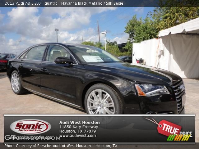 2013 Audi A8 L 3.0T quattro in Havanna Black Metallic
