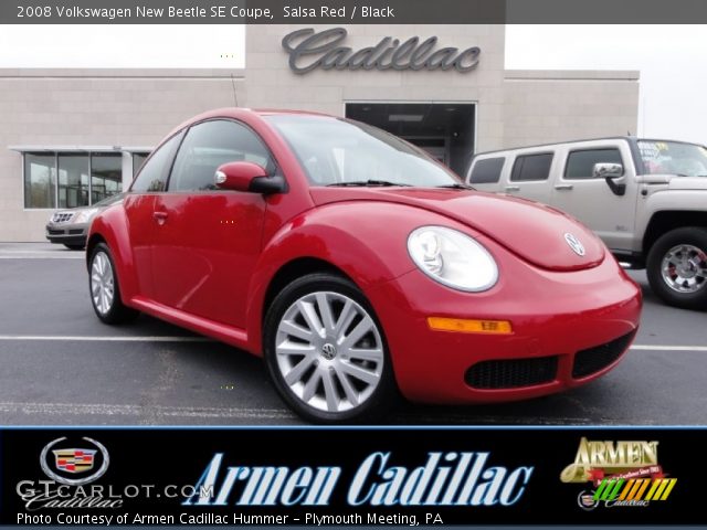 2008 Volkswagen New Beetle SE Coupe in Salsa Red