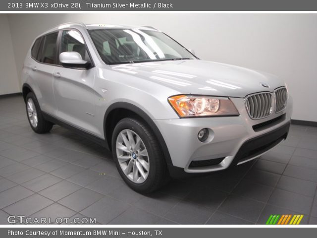 2013 BMW X3 xDrive 28i in Titanium Silver Metallic