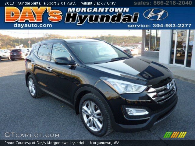 2013 Hyundai Santa Fe Sport 2.0T AWD in Twilight Black