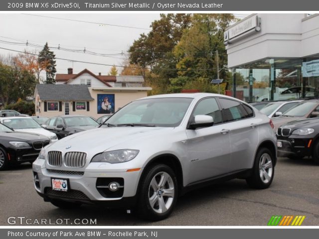 2009 BMW X6 xDrive50i in Titanium Silver Metallic