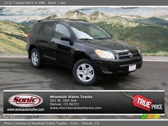 2012 Toyota RAV4 I4 4WD in Black