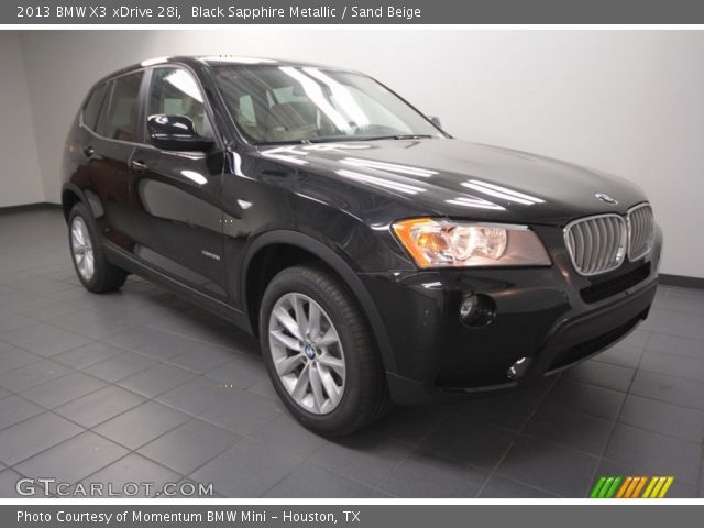 2013 BMW X3 xDrive 28i in Black Sapphire Metallic