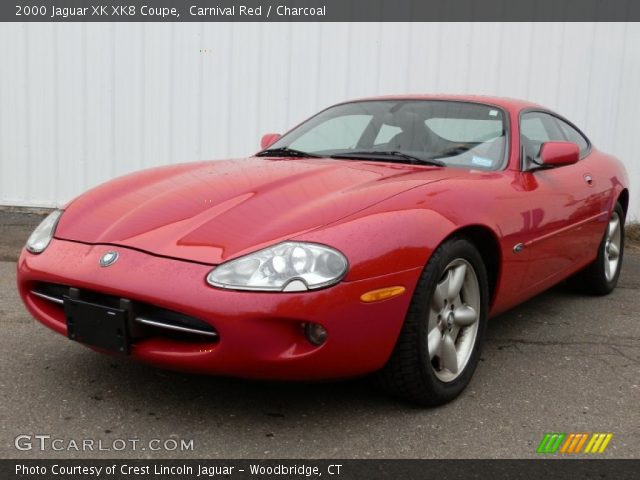 2000 Jaguar XK XK8 Coupe in Carnival Red