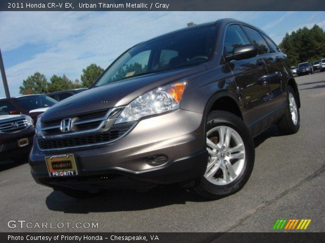 2011 Honda CR-V EX in Urban Titanium Metallic