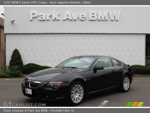 2005 BMW 6 Series 645i Coupe in Black Sapphire Metallic