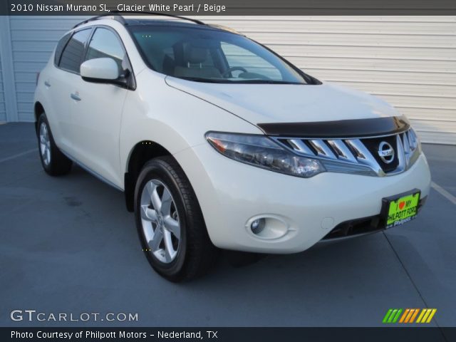 2010 Nissan Murano SL in Glacier White Pearl