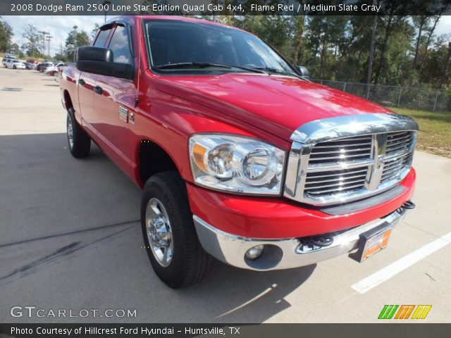 2008 Dodge Ram 2500 Lone Star Edition Quad Cab 4x4 in Flame Red
