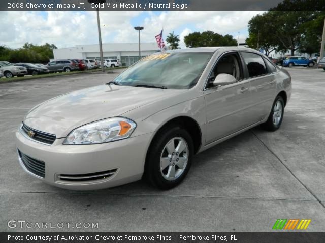 2008 Chevrolet Impala LT in Gold Mist Metallic