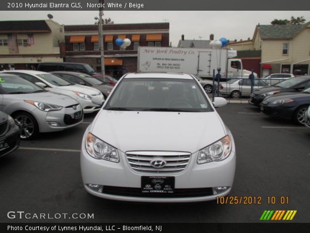 2010 Hyundai Elantra GLS in Nordic White