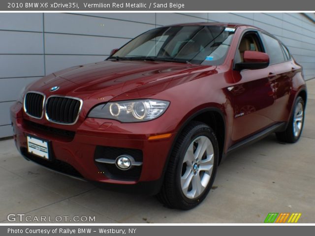 2010 BMW X6 xDrive35i in Vermilion Red Metallic