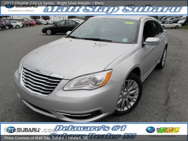 2012 Chrysler 200 LX Sedan in Bright Silver Metallic