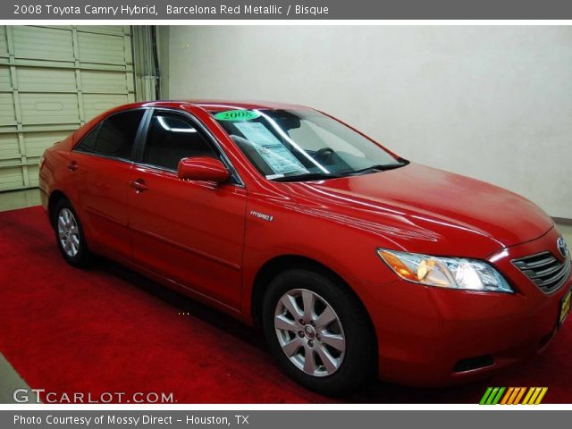 2008 Toyota Camry Hybrid in Barcelona Red Metallic