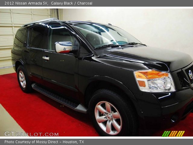 2012 Nissan Armada SV in Galaxy Black