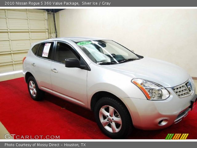 2010 Nissan Rogue S 360 Value Package in Silver Ice