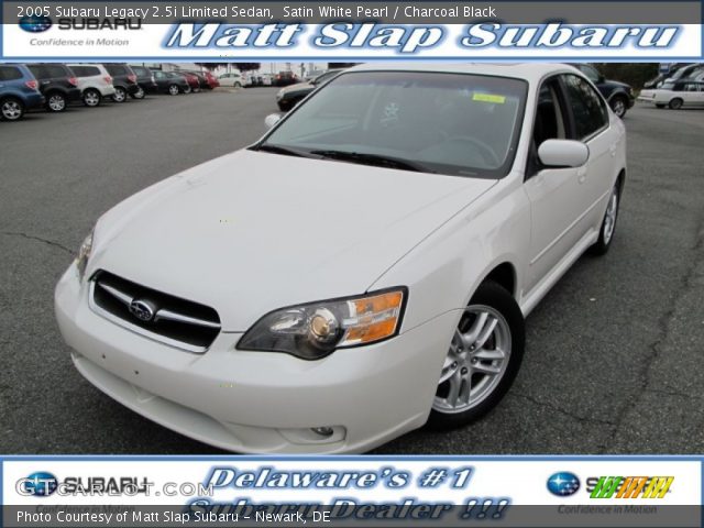 2005 Subaru Legacy 2.5i Limited Sedan in Satin White Pearl