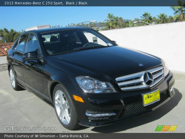 2013 Mercedes-Benz C 250 Sport in Black