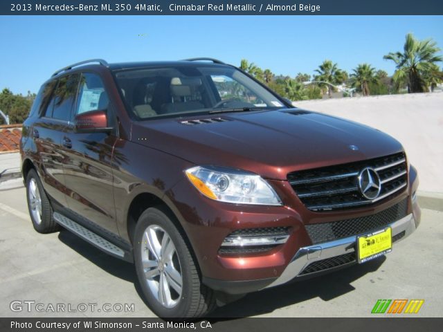 2013 Mercedes-Benz ML 350 4Matic in Cinnabar Red Metallic