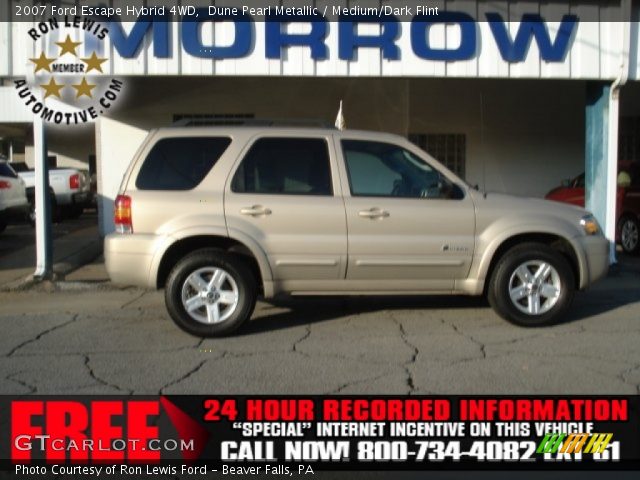 2007 Ford Escape Hybrid 4WD in Dune Pearl Metallic