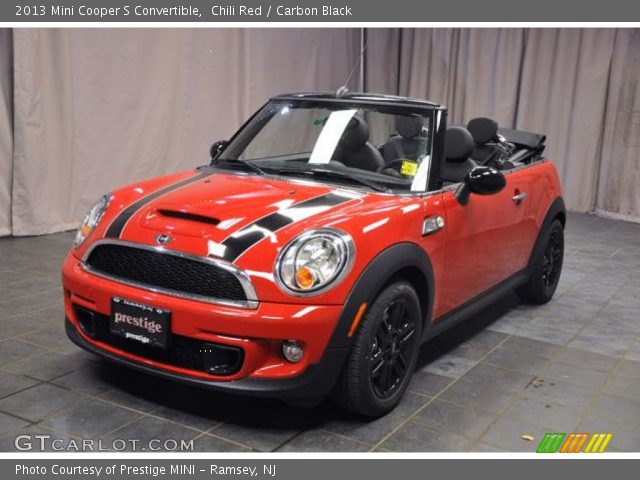 2013 Mini Cooper S Convertible in Chili Red