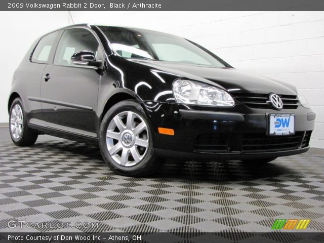 2009 Volkswagen Rabbit 2 Door in Black