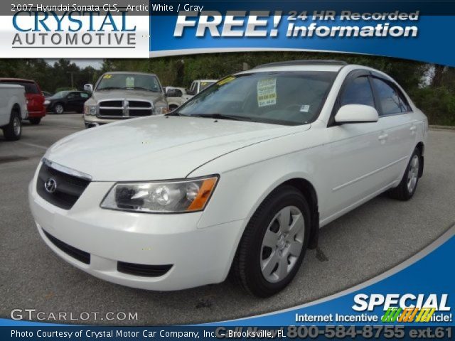 2007 Hyundai Sonata GLS in Arctic White