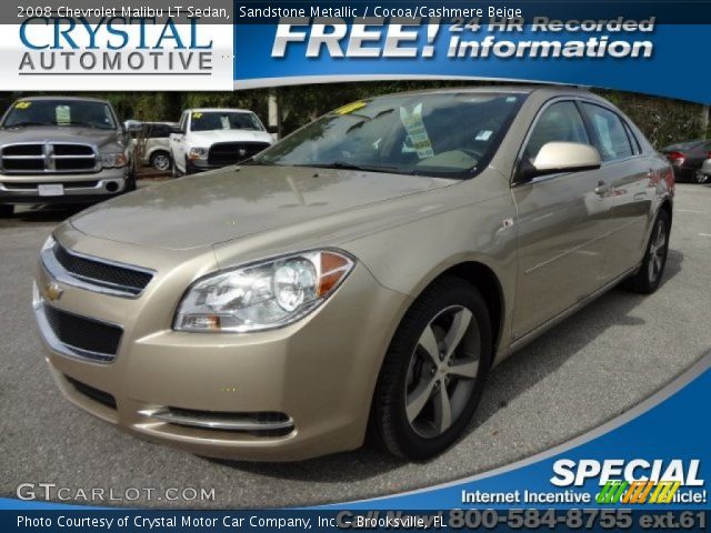 2008 Chevrolet Malibu LT Sedan in Sandstone Metallic