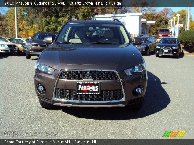 2010 Mitsubishi Outlander SE 4WD in Quartz Brown Metallic
