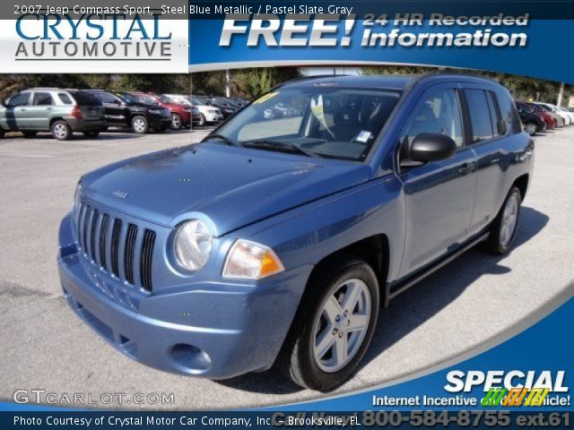 2007 Jeep Compass Sport in Steel Blue Metallic