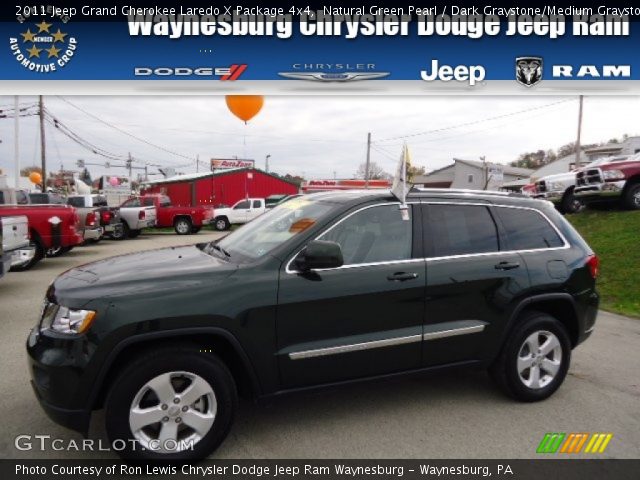 2011 Jeep Grand Cherokee Laredo X Package 4x4 in Natural Green Pearl