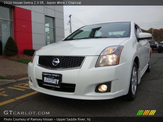 2010 Nissan Sentra 2.0 SR in Aspen White