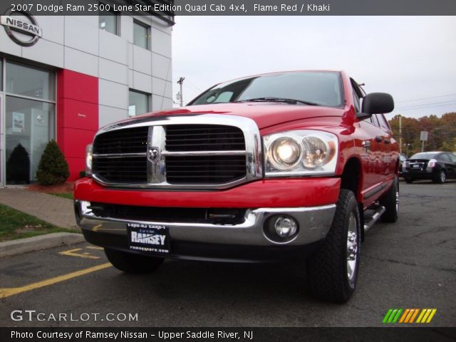 2007 Dodge Ram 2500 Lone Star Edition Quad Cab 4x4 in Flame Red