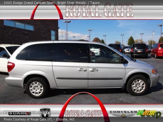 2003 Dodge Grand Caravan Sport in Bright Silver Metallic