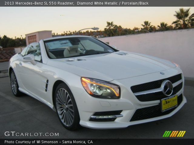 2013 Mercedes-Benz SL 550 Roadster in Diamond White Metallic