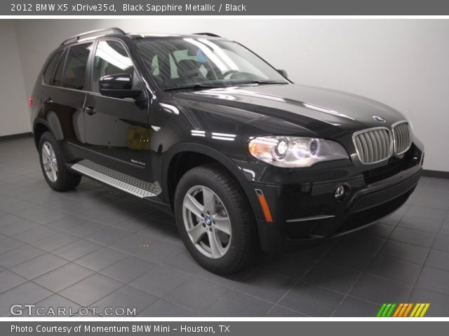 2012 BMW X5 xDrive35d in Black Sapphire Metallic