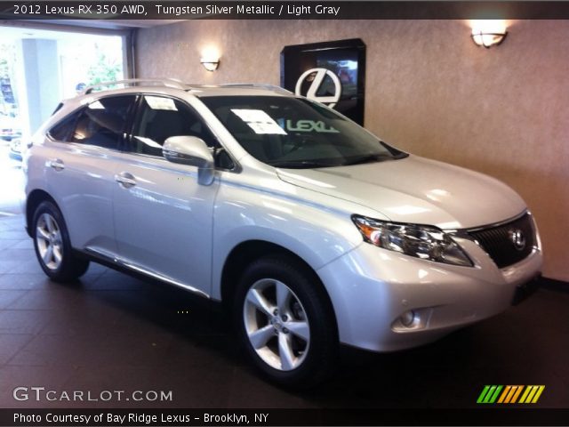 2012 Lexus RX 350 AWD in Tungsten Silver Metallic