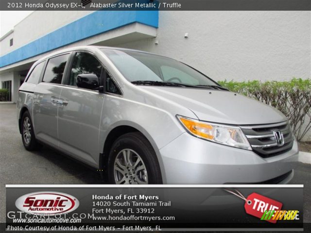 2012 Honda Odyssey EX-L in Alabaster Silver Metallic
