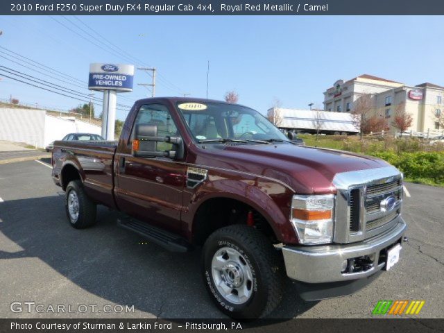 2010 Ford F250 Super Duty FX4 Regular Cab 4x4 in Royal Red Metallic