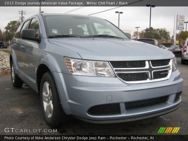 2013 Dodge Journey American Value Package in Winter Chill Pearl
