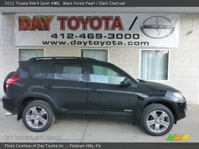 2012 Toyota RAV4 Sport 4WD in Black Forest Pearl