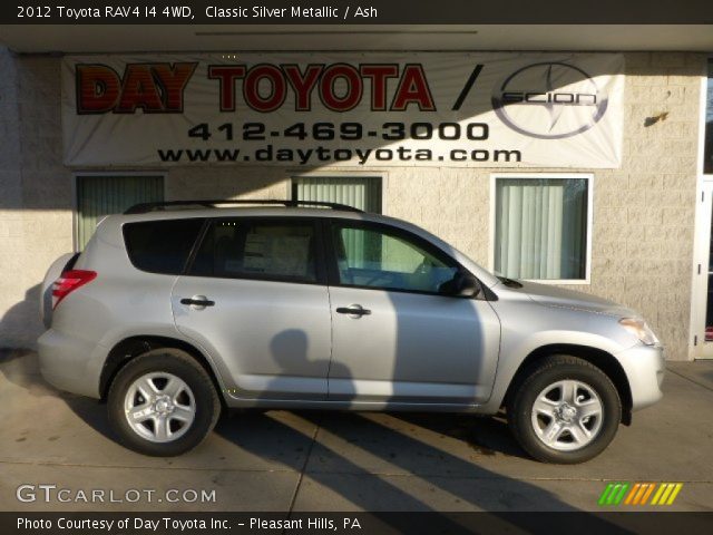 2012 Toyota RAV4 I4 4WD in Classic Silver Metallic