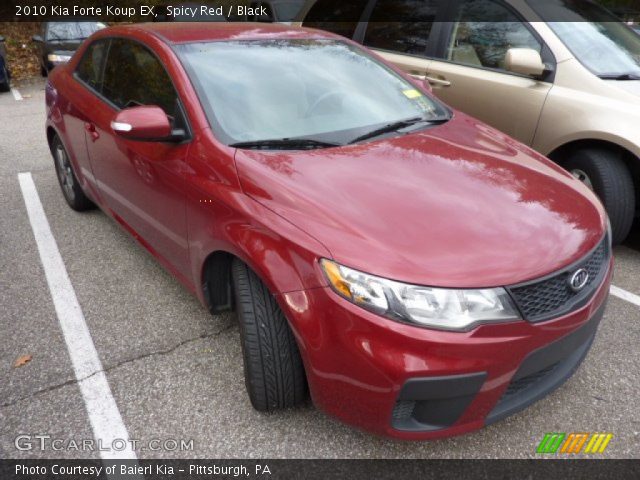 2010 Kia Forte Koup EX in Spicy Red