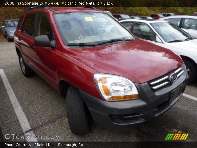 2008 Kia Sportage LX V6 4x4 in Volcanic Red Metallic