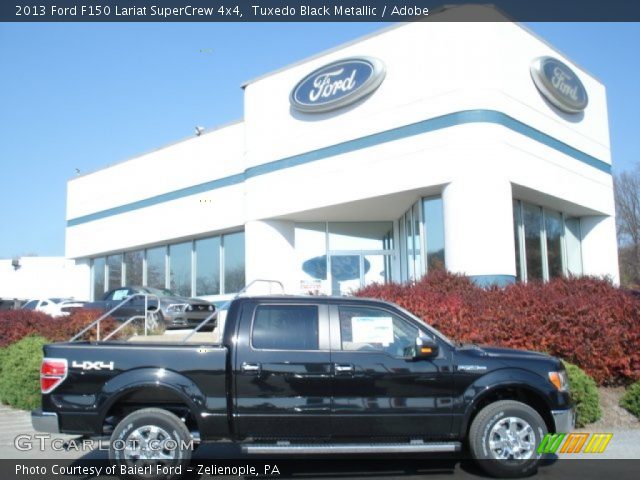 2013 Ford F150 Lariat SuperCrew 4x4 in Tuxedo Black Metallic