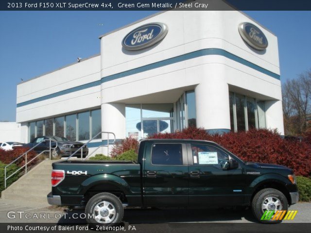 2013 Ford F150 XLT SuperCrew 4x4 in Green Gem Metallic