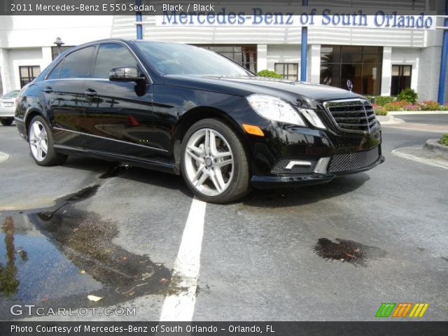 2011 Mercedes-Benz E 550 Sedan in Black