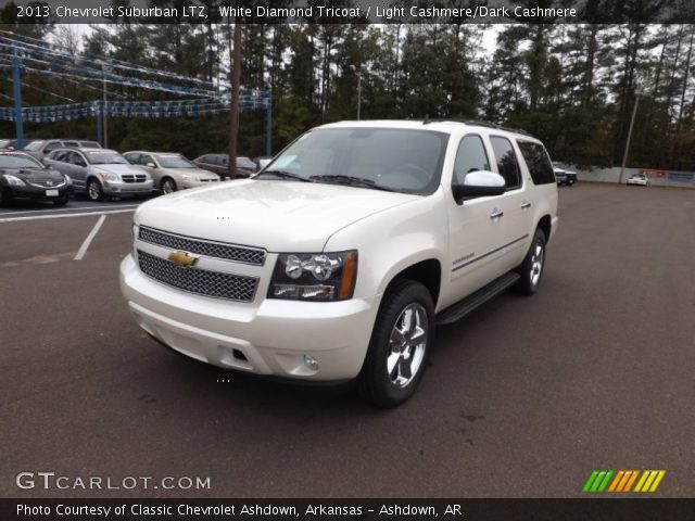 2013 Chevrolet Suburban LTZ in White Diamond Tricoat